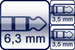 Klinke 3p.<br>2x Mini-Klinkenbuchse