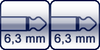 Klinke 2p. 6,3 mm<br>Winkel-Klinke 2p. 6,3 mm SILENT