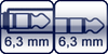 Klinkenbuchse<br>Klinke 3p. 6,3 mm