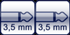 Klinke 2p. 3,5mm<br>Klinke 2p. 3,5mm