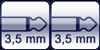 Klinke 2p. 3,5 mm<br>Klinke 2p. 3,5 mm