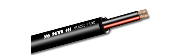 MTI Prof. Speakercable, 2x 2,5 mm² O.F.C., halogenfrei, schwarz