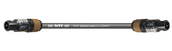 MTI Speakercable, 2x2,5mm², Speakon 4p.