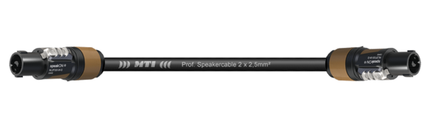 MTI Speakercable, 2x2,5mm², Speakon 4p.