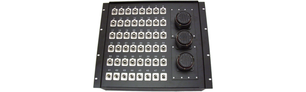 19''-Stagebox 40x XLR-fem./8x XLR-male, 3x TL150 female