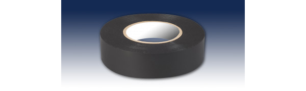 PVC-Zumpelband, schwarz -19 mm x 20 m