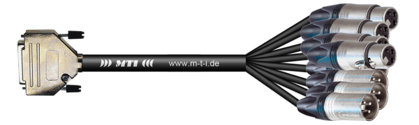 MTI Digital-Loom, D-Sub-male 25p./XLR-fem./male, TDAE