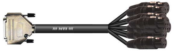 MTI Digital-Loom, D-Sub-male 25p./XLR-fem., APO