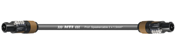 MTI Speakercable, 2x1,5mm², Speakon
