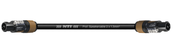 MTI Speakercable, 2x1,5mm², Speakon