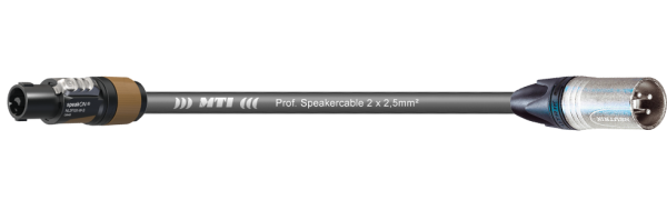 MTI Prof. SpeakerCable, 2x 2,5 mm², Neutrik Speakon/XLR-male