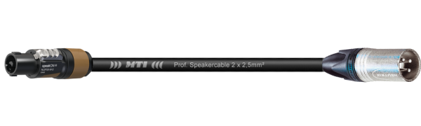 MTI Prof. SpeakerCable, 2x 2,5 mm², Neutrik Speakon/XLR-male
