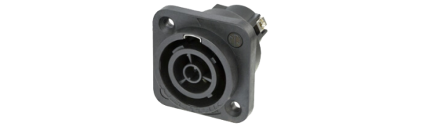 Neutrik powerCON TRUE1, Einbaubuchse, Power-Out, 6.35 mm Schraubanschluß