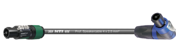 MTI Speakercore, 4x 2,5mm², Winkel-Speakon/Speakon 4pol.