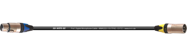 MTI DMX-Adapter, Neutrik XLR-fem. 5p.BXX-6/male 3p.BXX-4, 0,2 m