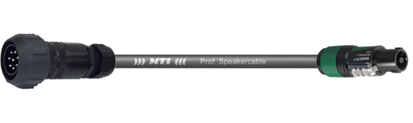 d&b/MTI LS-Adapter PACOM 8pol. male mit Ü./ Speakon 4pol., 1,0 m