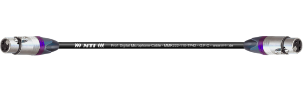MTI Digital Audio Adapter, XLR-fem./fem. 3p., 0,5 m 