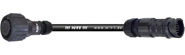 Multicore-Kabel TL25 fem. m.Ü./male o.Ü., 8-Ch., PUR-AES, 5,0 m