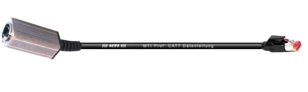 MTI ETHERNET-ADAPTER-CAT7-AWG26/7 - RJ45-fem./male, 0,2 m