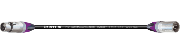 MTI Digital Micro-Cable, XLR-fem./male 3p., 1,0 m,XXCR,BXX-7