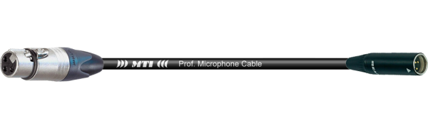 MTI Digital Audio-Adapter, Neutrik XLR-fem./Mini-XLR male 3p., 0,15 m