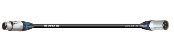 MTI Prof. DMX-Cable, Neutrik XLR-male 5pol./fem. 3pol.
