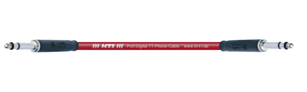 MTI Digital TT-Phone-Cable, Neutrik, Löttechnik, 1,0 m, rot