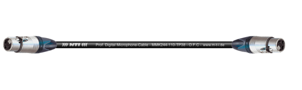 MTI Digital Micro-Cable TP13, XLR-fem./fem. 3p., 3,0 m