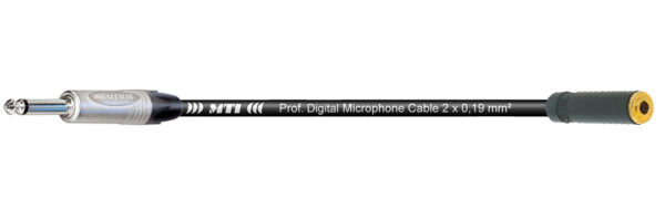 MTI Digital Micro-Cable, Mini-Kl.-Bu. 3p./Klinke 2p., 0,3 m