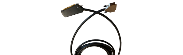 MTI Digital-Loom, Messerl. 30p. auf D-Sub-male 25p., Goldkte., 6,0 m