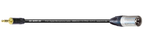 MTI Digital Micro-Cable, XLR-male 3p./Mini-Klinke 3p., 0,3 m