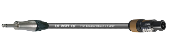 MTI Speakercable, 2x4,0mm², Neutrik XL-Klinke/Speakon 2p., 1,5 m
