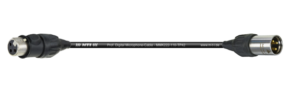 MTI Prof. DMX-Cable, XLR-fem./male 3p., IP65 