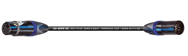 MTI Prof. DMX-Cable, XLR-fem./male 5p., XXR-6, 15,0 m