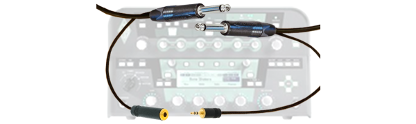 MTI Instr.-Cable, mit Direkt-Kopfhörer-Signal, 2x Klinke 2pol., Minikl.-Stecker/Buchse, 5,0 m