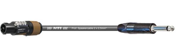 MTI Speakercable, 2x 2,5 mm², Speakon/Klinke sw., 1,5 m