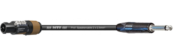 MTI Speakercable, 2x 2,5 mm², Speakon/Klinke sw., 1,5 m