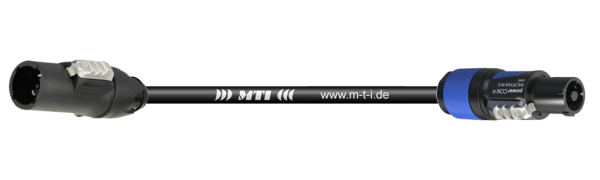 Lastverbindung, Powercon bl./True1, 3x 2,5mm²