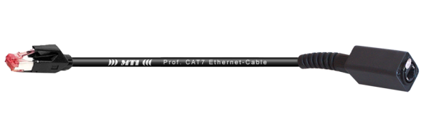 MTI CAT7-PUR-FRNC Ethernet-Kabel, Neutrik EtherCon/RJ45-Buchse, 1,0 m