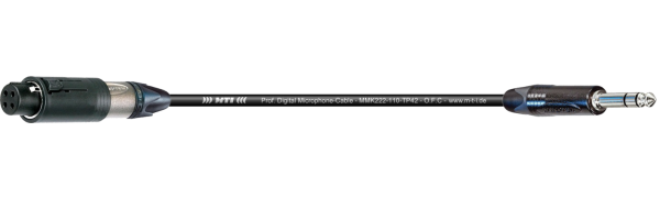 MTI Digital Micro-Cable, XLR fem./male ConvertCon/Klinke 3p., 0,3 m