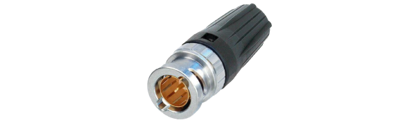 Neutrik BNC75 Ohm Kabelstecker, Pin: 1.6 mm (square) Schirm: 7.36 mm (hex)