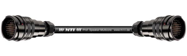 MTI Speakercore, Adapter 32x1,5 mm², PACOM 37p. male/male o. Ü., 0,5 m