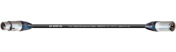 MTI DMX-Adapter, Neutrik XLR-fem. 5p./male 3p., 1,0 m