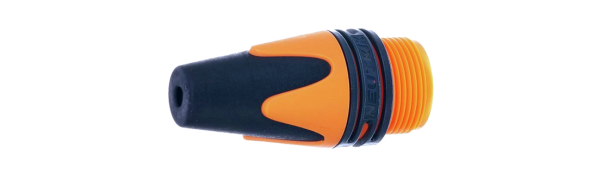 Neutrik XLR-Tülle, Kabelstecker NC-XX, orange