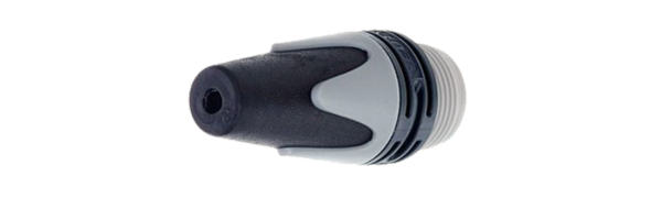 Neutrik XLR-Tülle, Kabelstecker NC-XX, grau