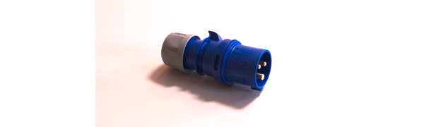 MTI-CEE-Kabelstecker 3p., 32 Ampere, blau