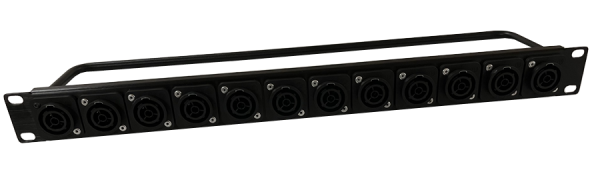 MTI 19-1HE-Panel, 12x True1 Einbbu. fem., 3x1,5mm², 2,0 m