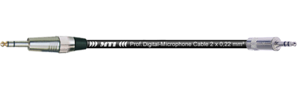 MTI Digital Audio-Adapter, Klinke 3p./Mini-Klinke 3p., 0,3 m