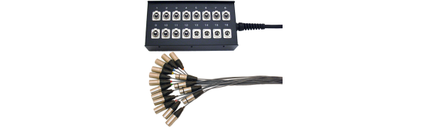 MUKOSYS, 12 In / 4 Out, Neutrik XLR-fem./male 3p.