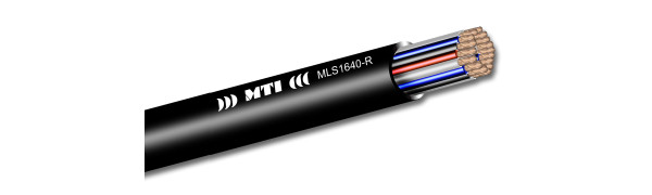MTI Prof. Speaker-Multicore-Cable, 16x 4,0 mm² O.F.C., schwarz